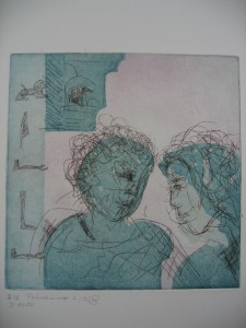 colour etching love-dialogue 2